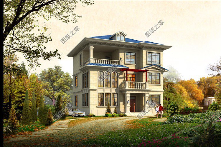 農(nóng)村自建房三層圖片，中式、簡歐全都有，外觀布局皆是上品