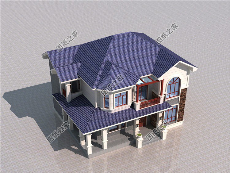 別墅房子效果圖，戶型端莊優(yōu)雅盡顯富貴，鄉(xiāng)親都稱羨慕不已