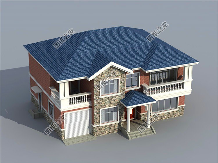 農(nóng)村二層別墅圖片外觀圖，建好風(fēng)光無(wú)限，讓家人住得舒服又體面