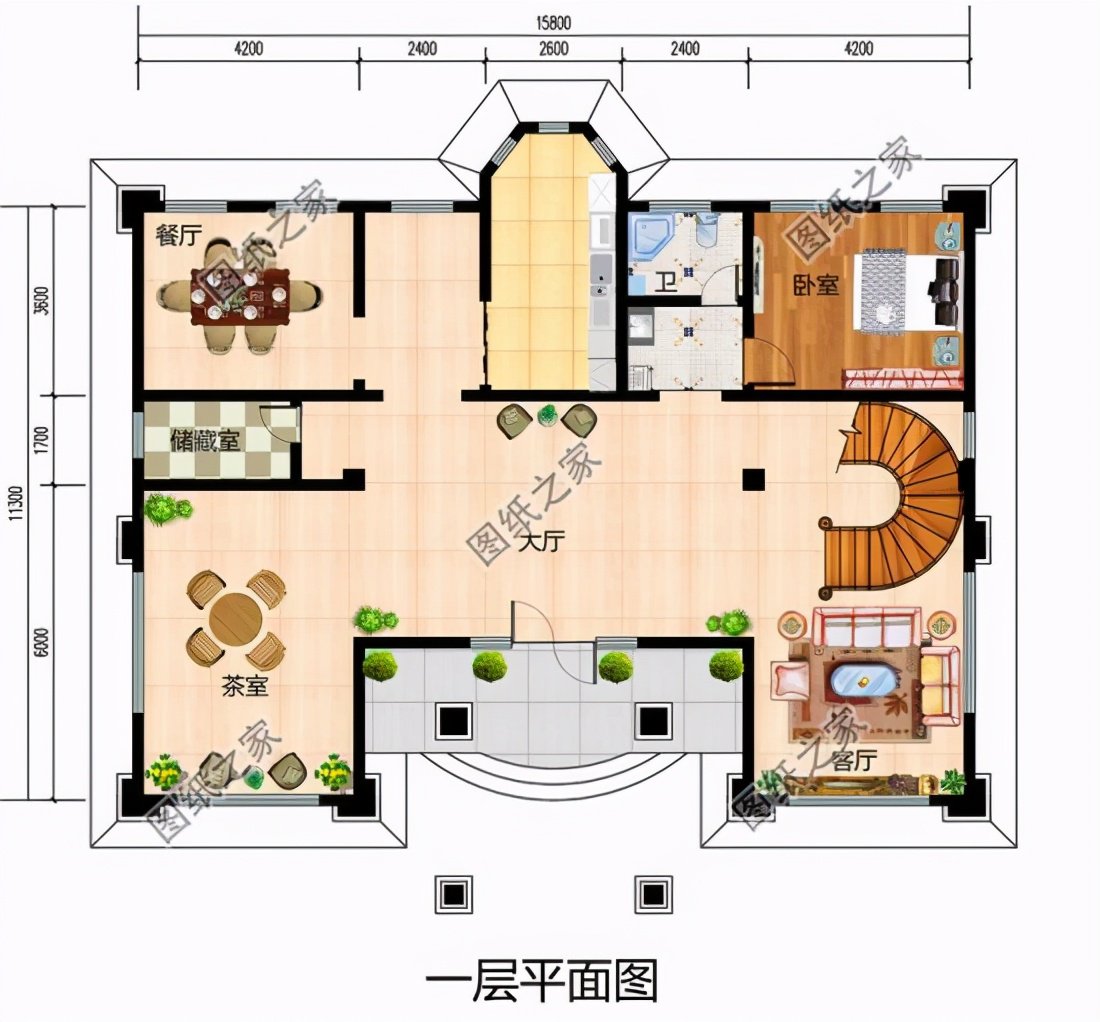 布局實(shí)用造價(jià)經(jīng)濟(jì)的農(nóng)村新式小別墅設(shè)計(jì)圖，絕對是值得建的好房子
