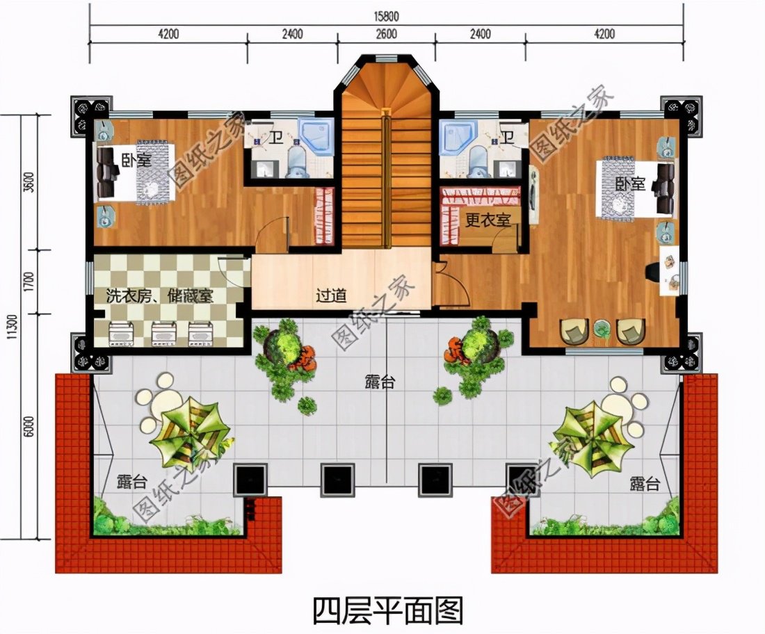 布局實(shí)用造價(jià)經(jīng)濟(jì)的農(nóng)村新式小別墅設(shè)計(jì)圖，絕對是值得建的好房子