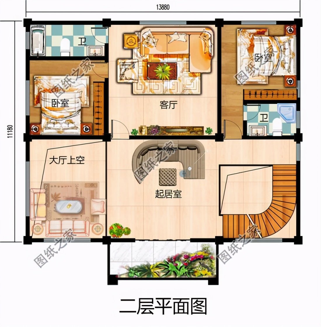 農(nóng)村別墅設(shè)計三層效果圖，讓人愛到骨子里，難怪越來越多人回村建房