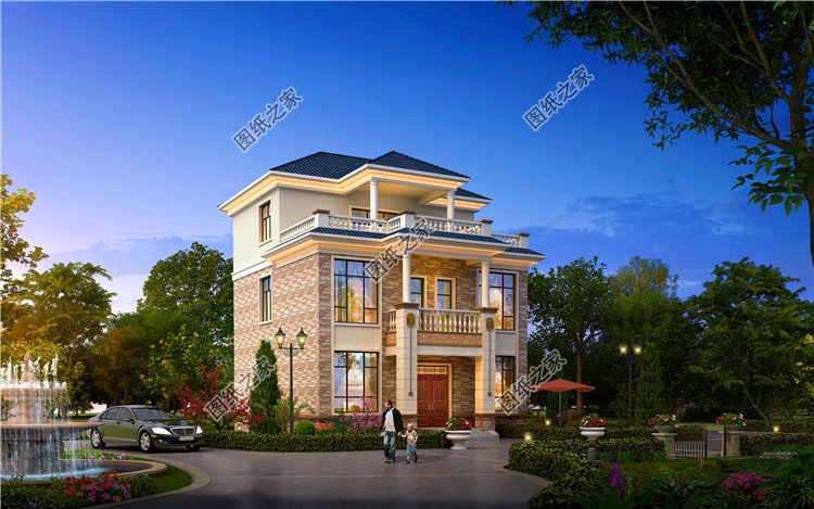 農(nóng)村別墅設(shè)計三層效果圖，讓人愛到骨子里，難怪越來越多人回村建房