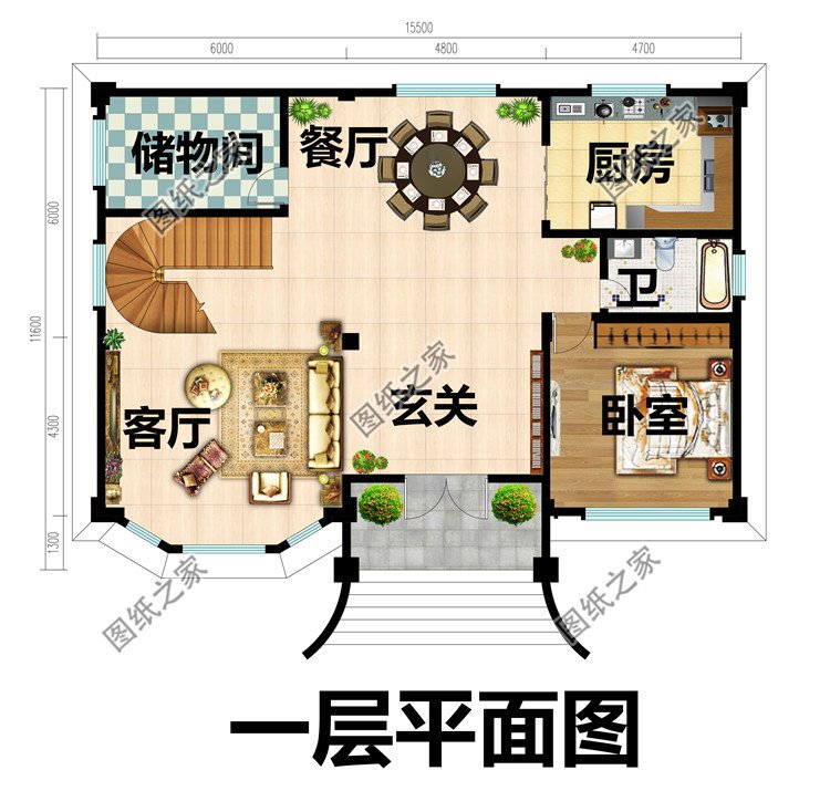 2023鄉(xiāng)村樓房二層設(shè)計(jì)圖