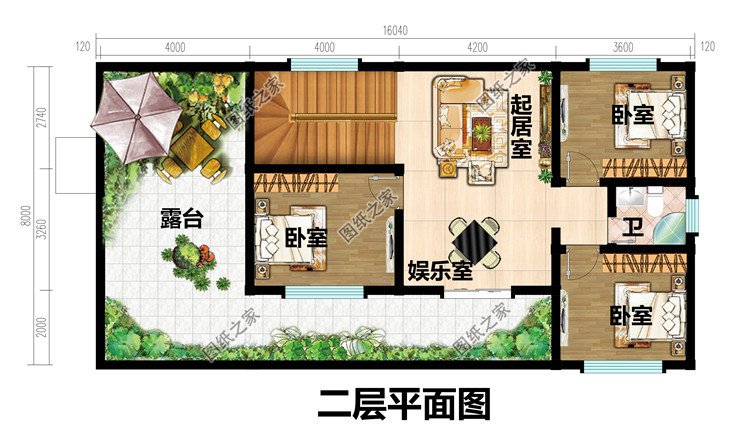 新農(nóng)村二層房屋建筑施工圖紙
