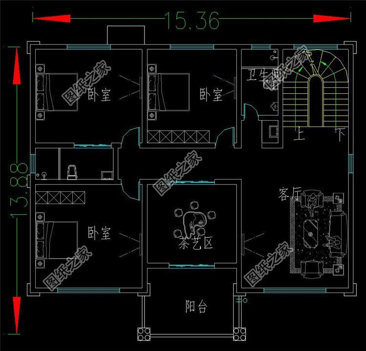 超豪華三層歐式別墅，一年四季皆能享受不同風(fēng)景