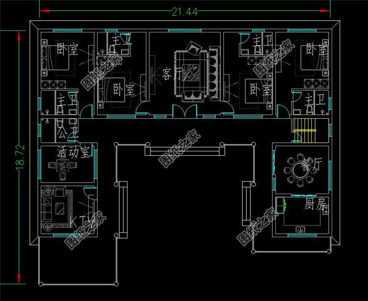 農村蓋房還是一層層好，這三款一層鄉(xiāng)村設計戶型圖精致美觀，喜歡收藏