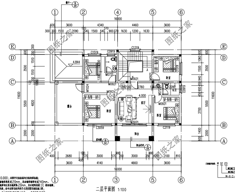 二層樓平面圖設(shè)計圖紙，農(nóng)村建房講究實用，這輩子建一棟值了