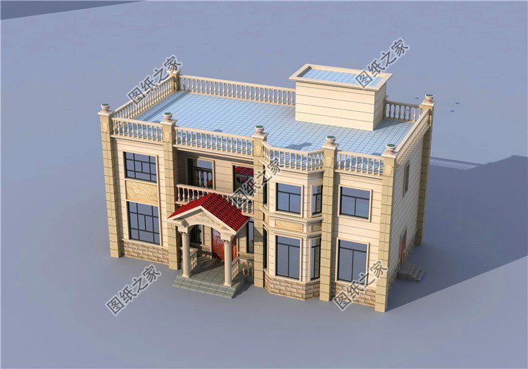 二層樓平面圖設(shè)計圖紙，農(nóng)村建房講究實用，這輩子建一棟值了