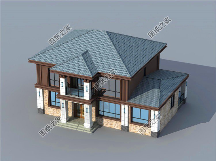 二層樓平面圖設(shè)計圖紙，農(nóng)村建房講究實用，這輩子建一棟值了