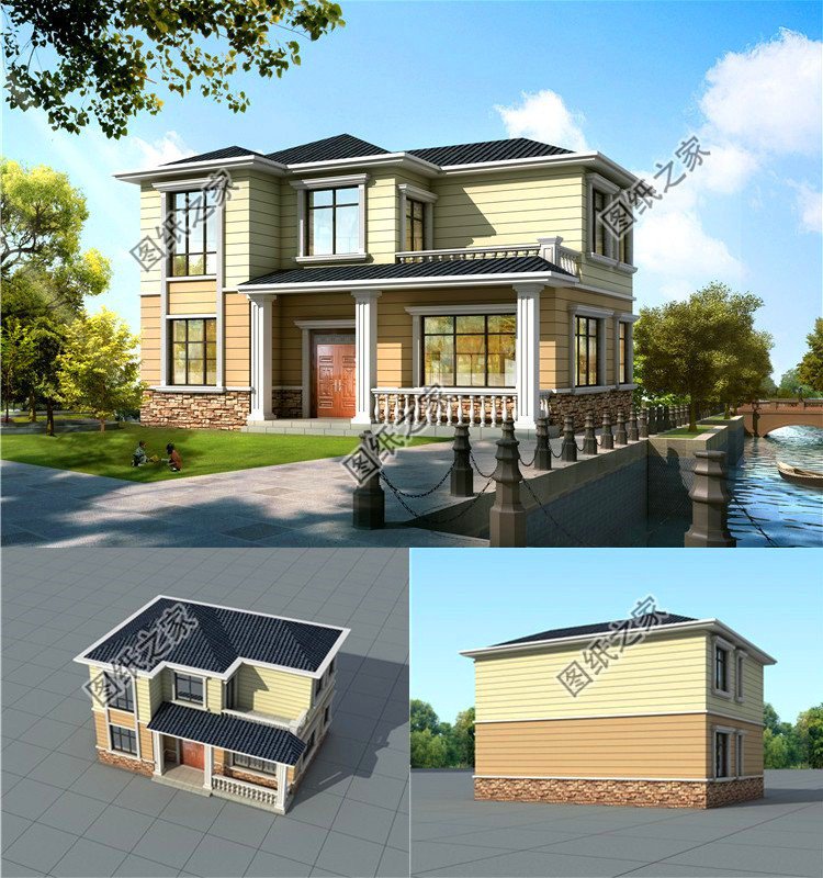 90平方二層別墅設(shè)計(jì)圖，小面積大空間，網(wǎng)友看了直呼愛了愛了