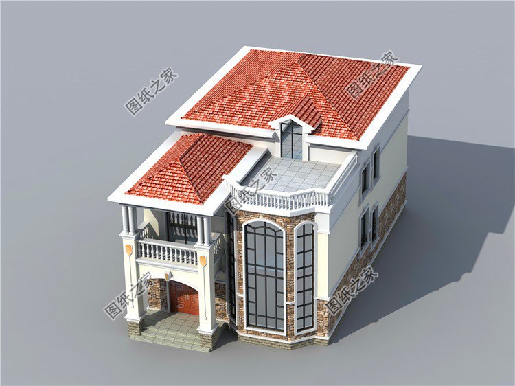 農(nóng)村建房二開間二層別墅設(shè)計圖，建出來簡直太美，溫馨時尚顯大氣