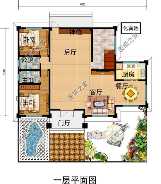 適合農(nóng)村建的新農(nóng)村建房四層圖紙?jiān)O(shè)計(jì)圖，第三款設(shè)計(jì)師極力推薦