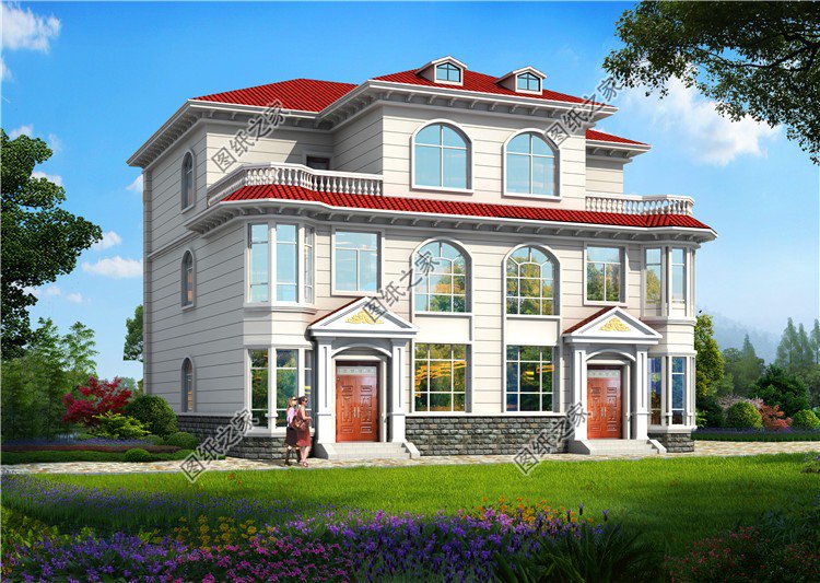 農(nóng)村兄弟雙拼自建房設(shè)計(jì)圖，城里有錢你都不到的好戶型