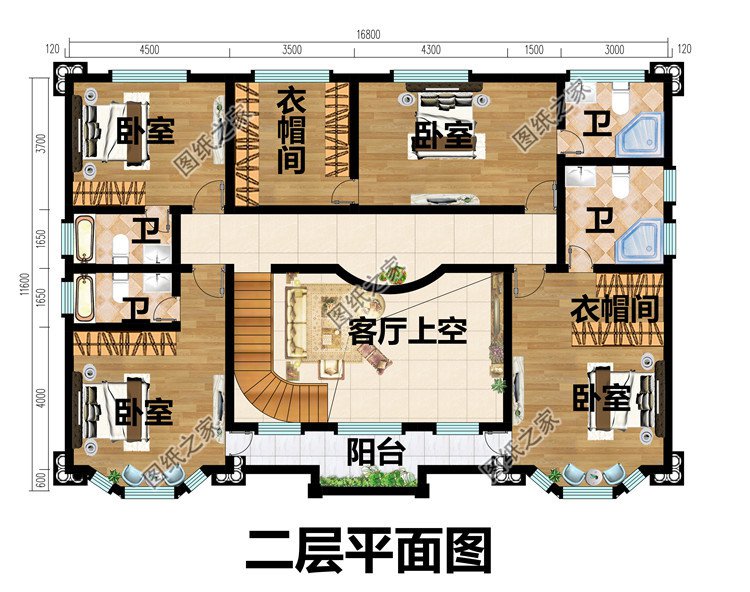 30萬(wàn)簡(jiǎn)歐私人二層別墅方案