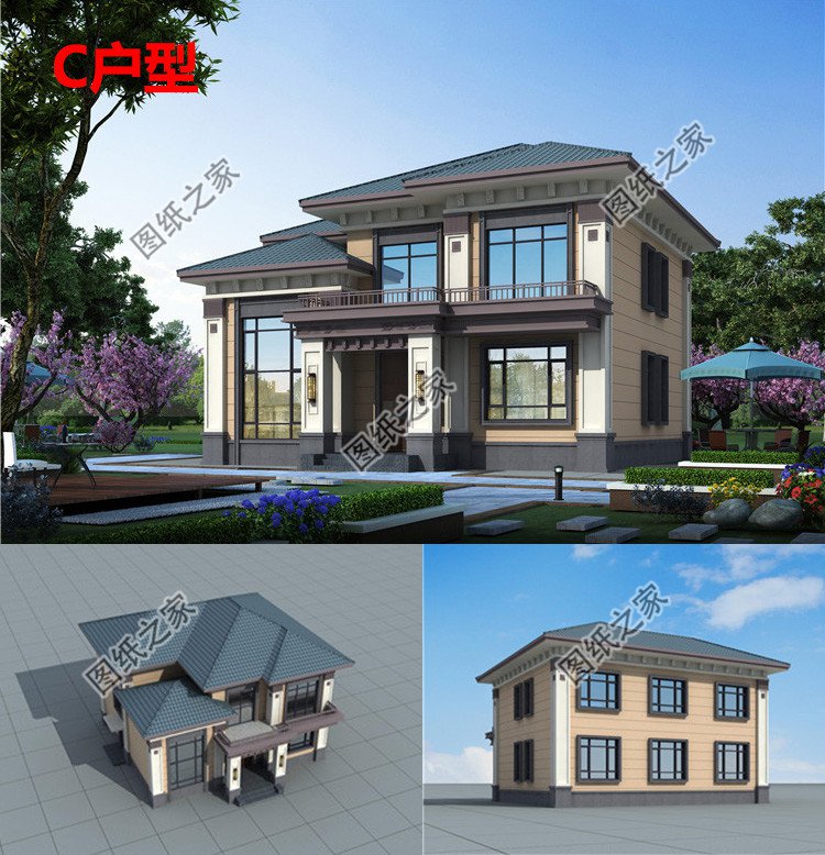 新農村二層房屋設計圖紙