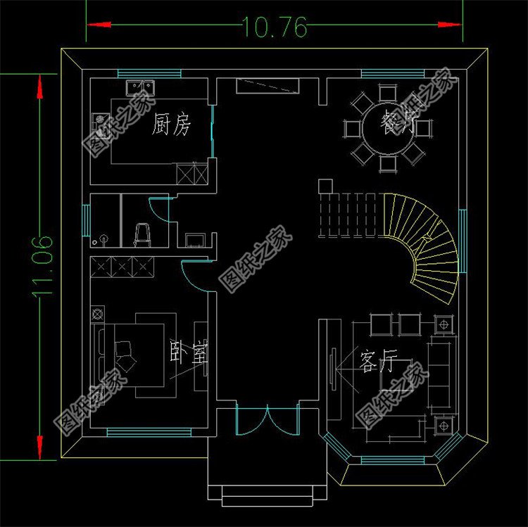 二層別墅設(shè)計圖紙