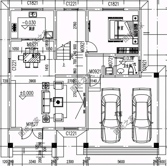 農(nóng)村二層簡約房子圖片，造型簡單，打造溫馨的家