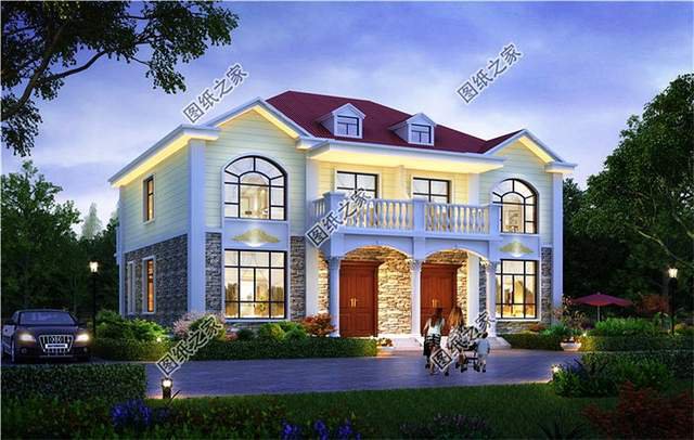 農(nóng)村二層雙拼小洋樓，簡單大氣看過來吧