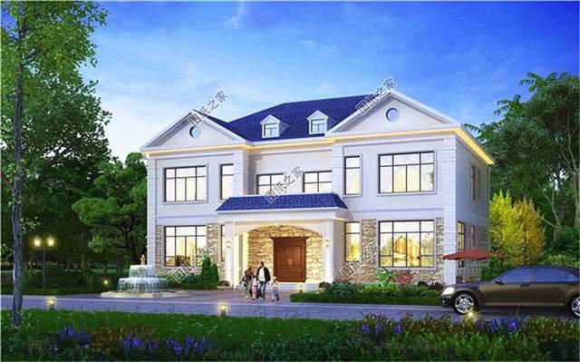 農(nóng)村二層雙拼小洋樓，簡單大氣看過來吧