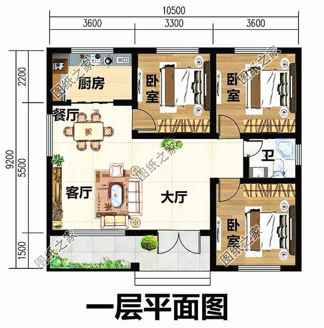 農(nóng)村自建一層極簡主義小別墅，簡約而不簡單