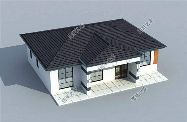 農(nóng)村自建一層極簡主義小別墅，簡約而不簡單