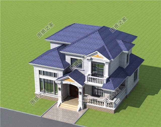 農(nóng)村經(jīng)典占地120平歐式二層別墅盡顯不一樣的光芒