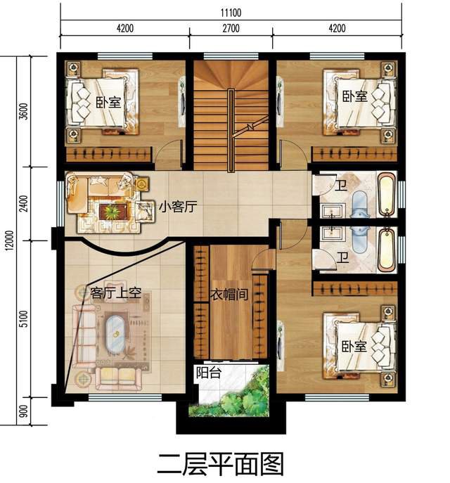 新款漂亮的農(nóng)村三層復(fù)式別墅設(shè)計(jì)圖高端大氣上檔次，造價(jià)30萬左右