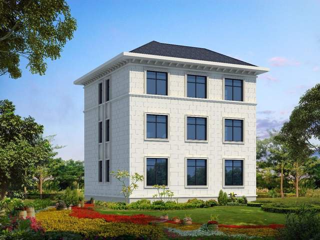 新款漂亮的農(nóng)村三層復(fù)式別墅設(shè)計(jì)圖高端大氣上檔次，造價(jià)30萬左右