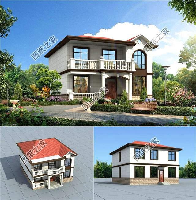 最為實(shí)用的造型簡單的二層磚混自建房，大家都很喜歡