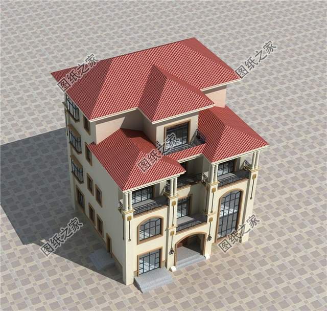 超氣派的農(nóng)村自建房豪華大別墅設(shè)計圖，簡直無法比擬