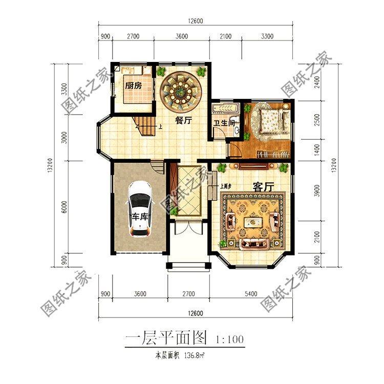 造價(jià)20萬(wàn)左右?guī)к?chē)庫(kù)的二層別墅設(shè)計(jì)圖，簡(jiǎn)直美麗動(dòng)人