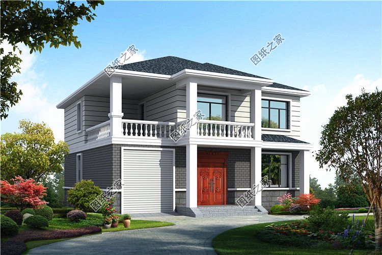 造價(jià)20萬(wàn)左右?guī)к?chē)庫(kù)的二層別墅設(shè)計(jì)圖，簡(jiǎn)直美麗動(dòng)人