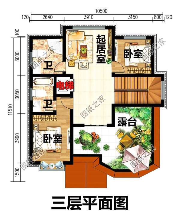 誰看了都豎大拇指的三層帶電梯別墅效果圖，絕了
