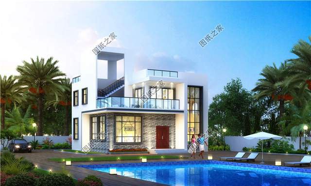 現(xiàn)代年輕人喜歡的簡(jiǎn)約輕奢二層別墅，引領(lǐng)時(shí)尚潮流