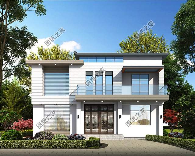 現(xiàn)代年輕人喜歡的簡(jiǎn)約輕奢二層別墅，引領(lǐng)時(shí)尚潮流