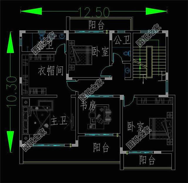 不帶羅馬柱的超現(xiàn)代三層別墅設計圖，這樣的風格你愛了嗎