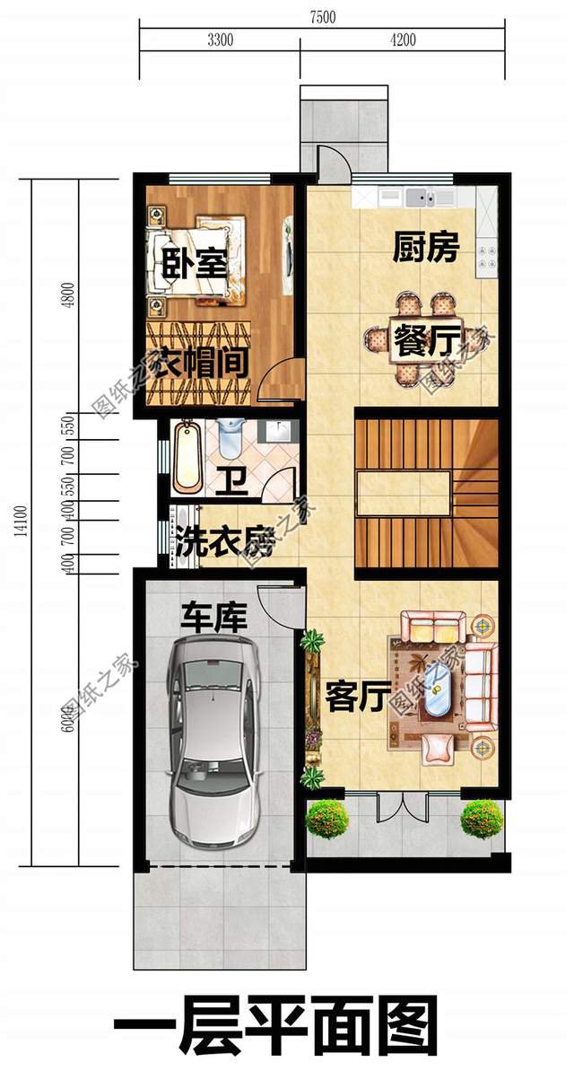 不帶羅馬柱的超現(xiàn)代三層別墅設計圖，這樣的風格你愛了嗎