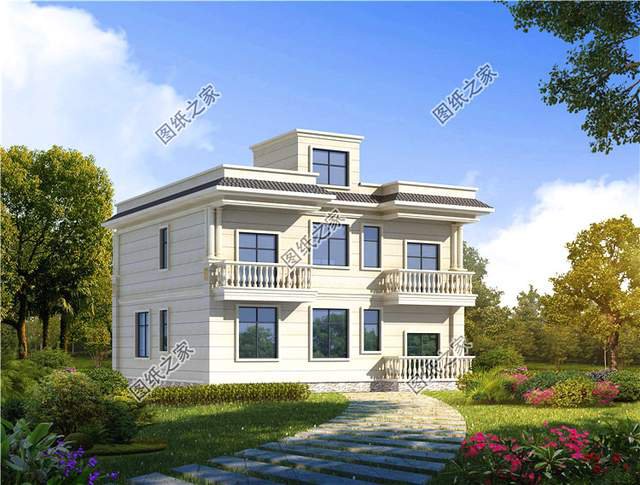 平屋頂、坡屋頂二層自建房帶給你不一樣的視覺沖擊效果