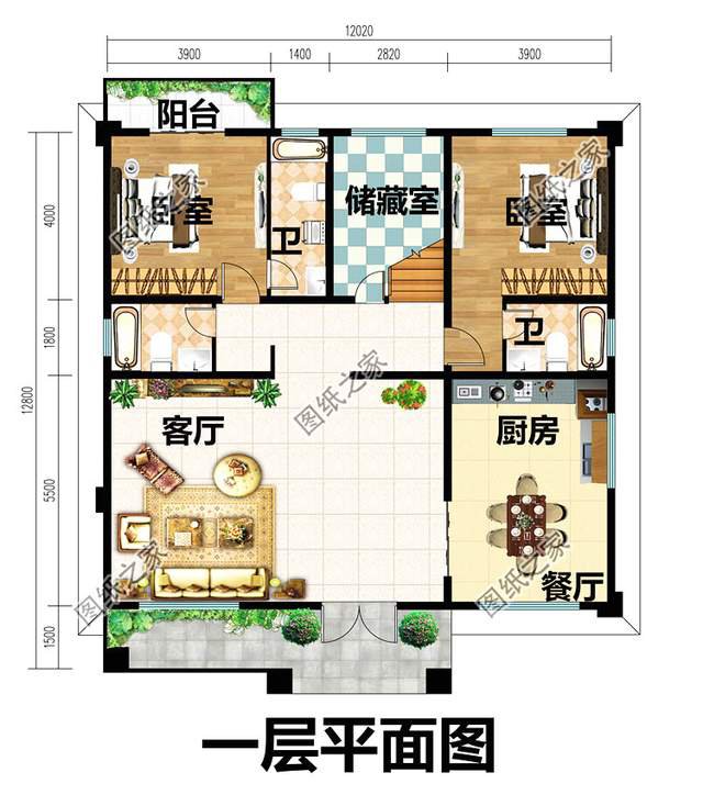 平屋頂、坡屋頂二層自建房帶給你不一樣的視覺沖擊效果
