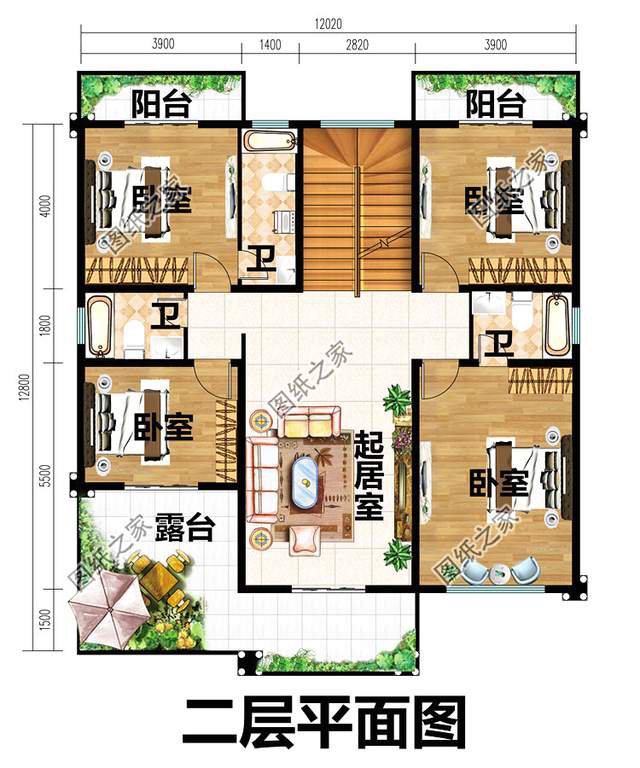 平屋頂、坡屋頂二層自建房帶給你不一樣的視覺沖擊效果
