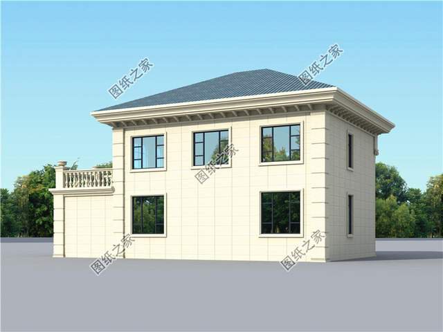 農村建房，必備二層挑空別墅，高大上的典范