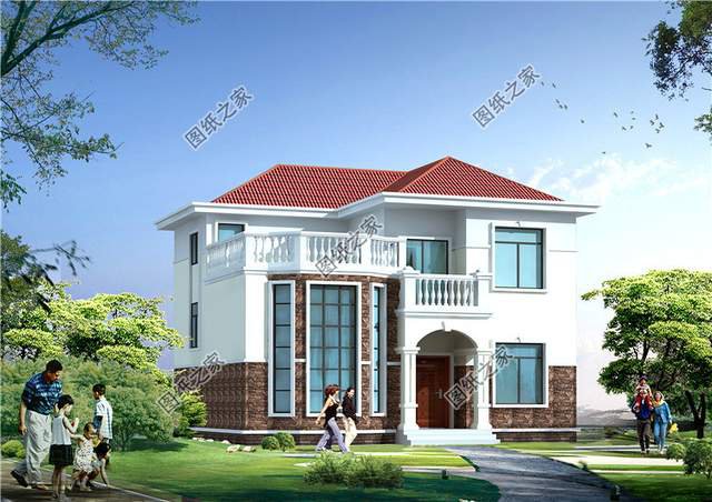 農村建房，必備二層挑空別墅，高大上的典范