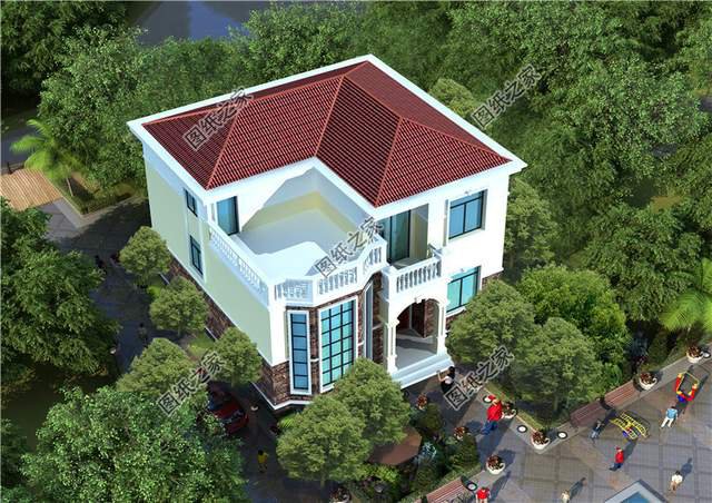 農村建房，必備二層挑空別墅，高大上的典范