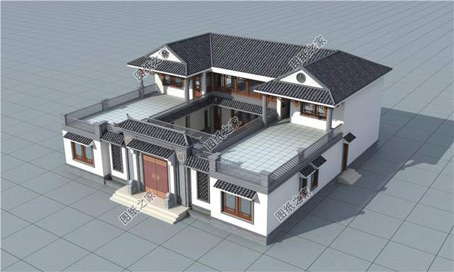 令人嘆為觀止的四合院別墅設(shè)計圖，帶給我們氣勢磅礴的感覺