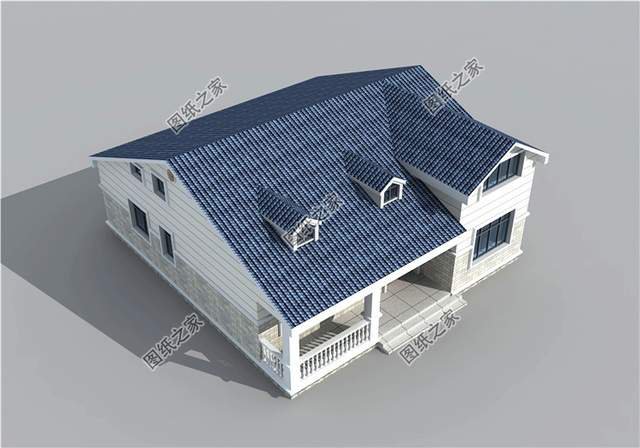 帶閣樓的一層別墅設(shè)計圖，用它養(yǎng)老溫馨又舒適