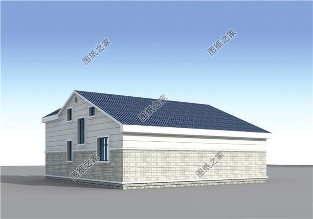 帶閣樓的一層別墅設(shè)計圖，用它養(yǎng)老溫馨又舒適