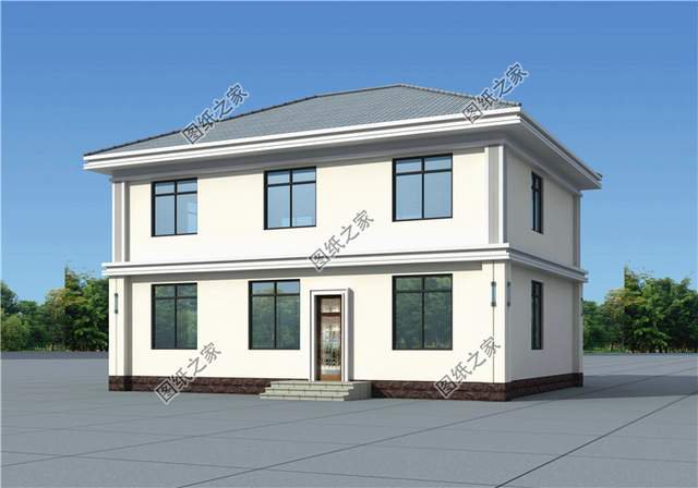 戶型方正經(jīng)濟(jì)又實(shí)惠的二層小別墅，幸福生活的小開始