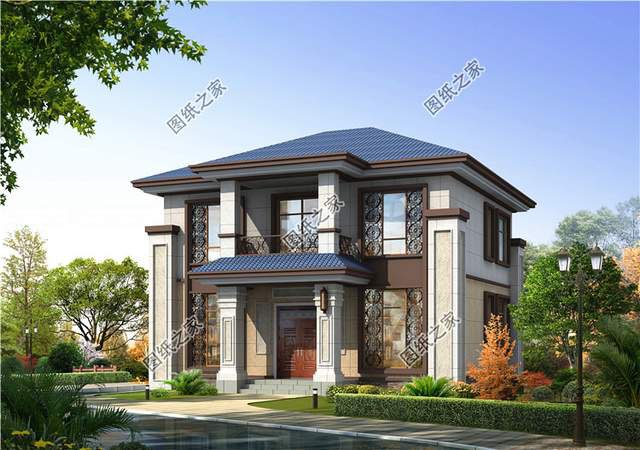 戶型方正經(jīng)濟(jì)又實(shí)惠的二層小別墅，幸福生活的小開始