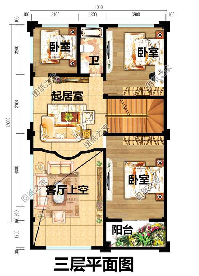帶商鋪的農(nóng)村自建房設(shè)計圖紙，在家躺著就能掙錢